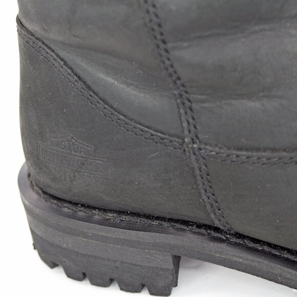 Harley-Davidson® Women's Josi Black Leather Motorcycle Boots. D87038: Size 9 M - Picture 7 of 11